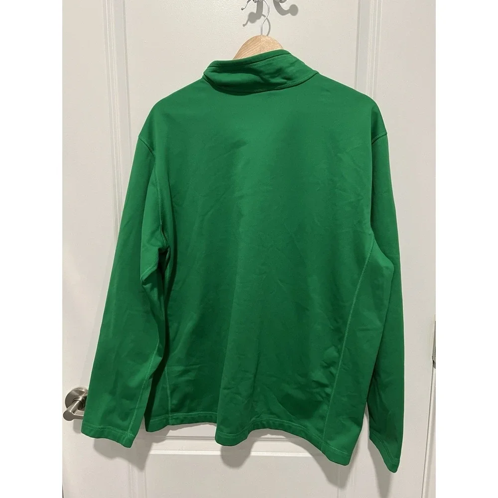 The North Face 1/4 Zip Pullover‎ Men's Size XXL Green Polyester Shell
